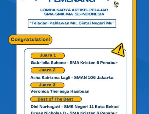 Pengumuman Pemenang Lomba Artikel Pelajar Spesial Hari Pahlawan Nasional 10 November 2024